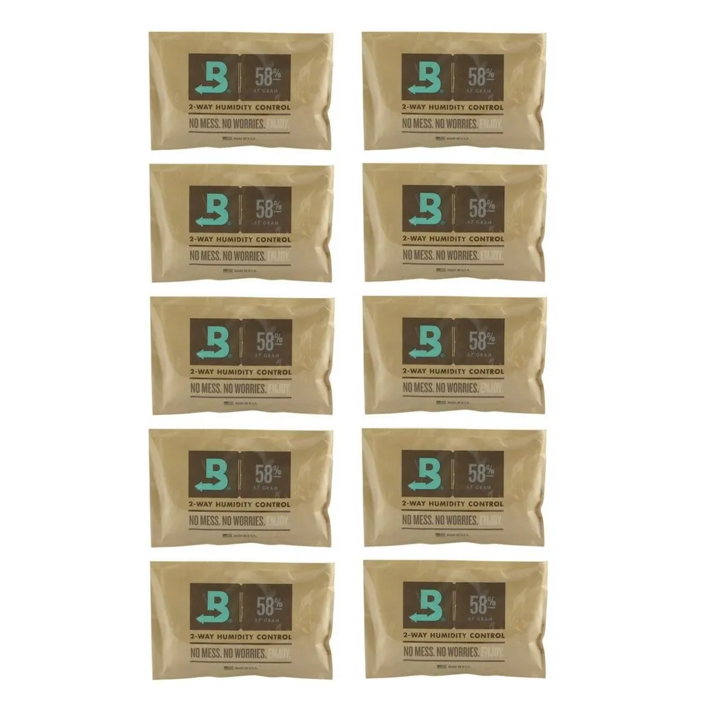 10 Pack Of 67 Gram Boveda Humidipaks - 58%