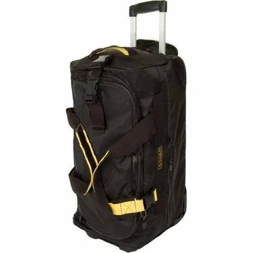 A. Saks 31" Expandable Rolling Trolley Duffel (Black)