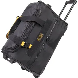 A. Saks Expandable 20 Rolling Trolley Duffel - Black