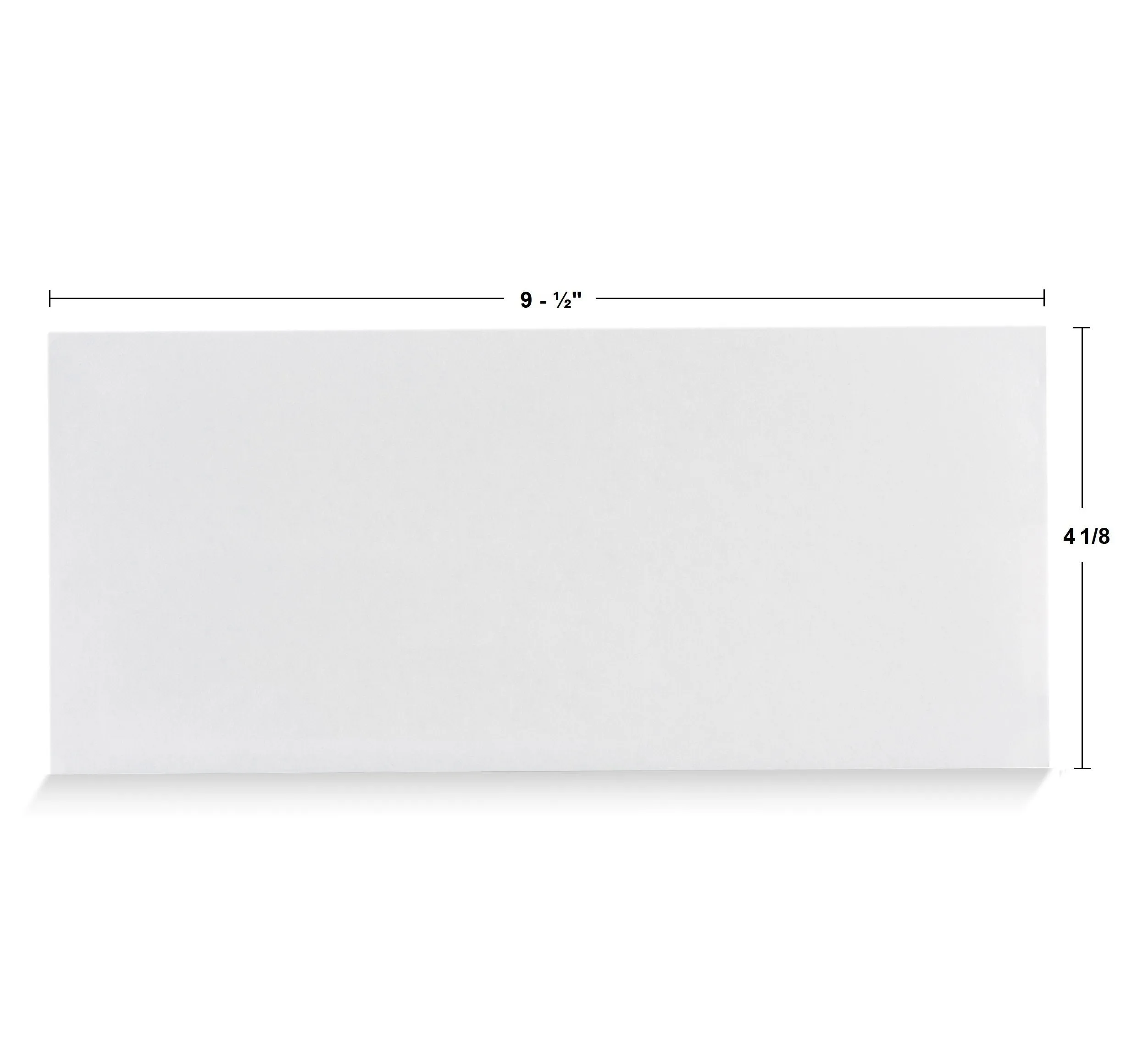 Aimoh #10 Security Self Seal Envelopes  100 Qty |No Window, EnveGuard, 4 x 9", White, 24 LB, 100 Count (34100)