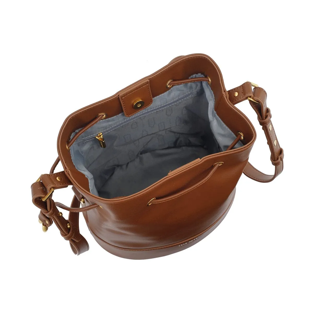 Amber Bucket Bag - Chesnut