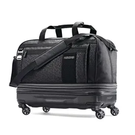 American Tourister Pearce Hybrid Expandable Wheeled Duffel, Black Print