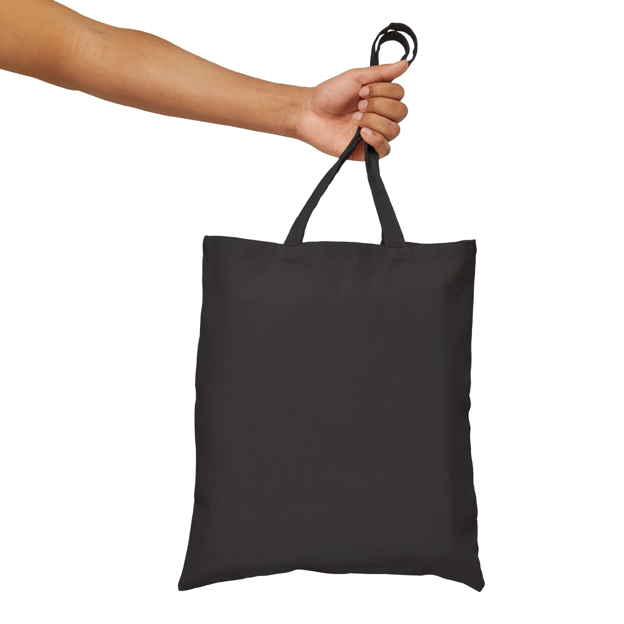 An abstract visual with a human theme Cotton Canvas Tote Bag
