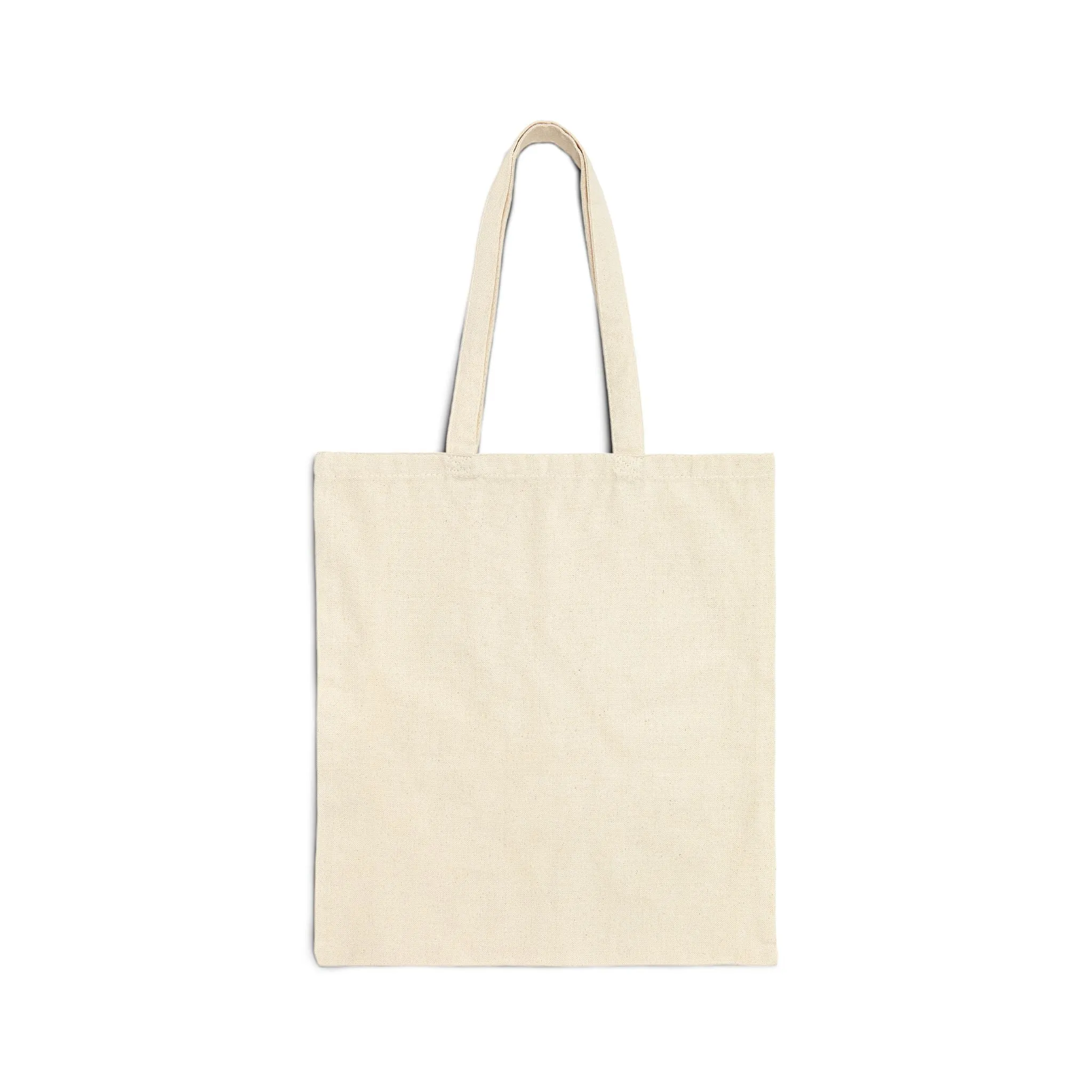 An abstract visual with a human theme Cotton Canvas Tote Bag