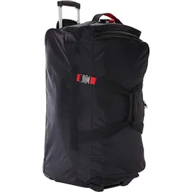 A.Saks 31" Expandable Ballistic Nylon Trolley Duffel Bag in Black