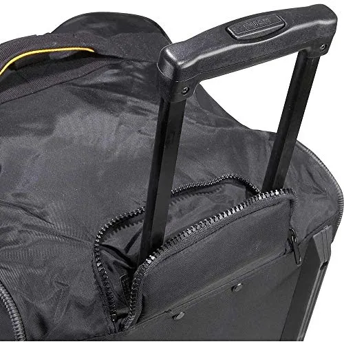 A.Saks Expandable 31in.Nylon Trolley Duffel in Black
