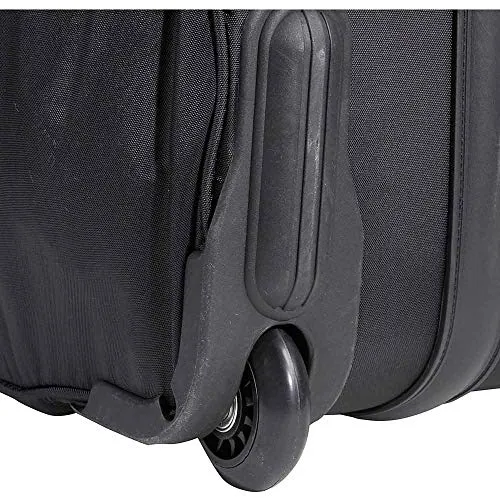 A.Saks Expandable 31in.Nylon Trolley Duffel in Black
