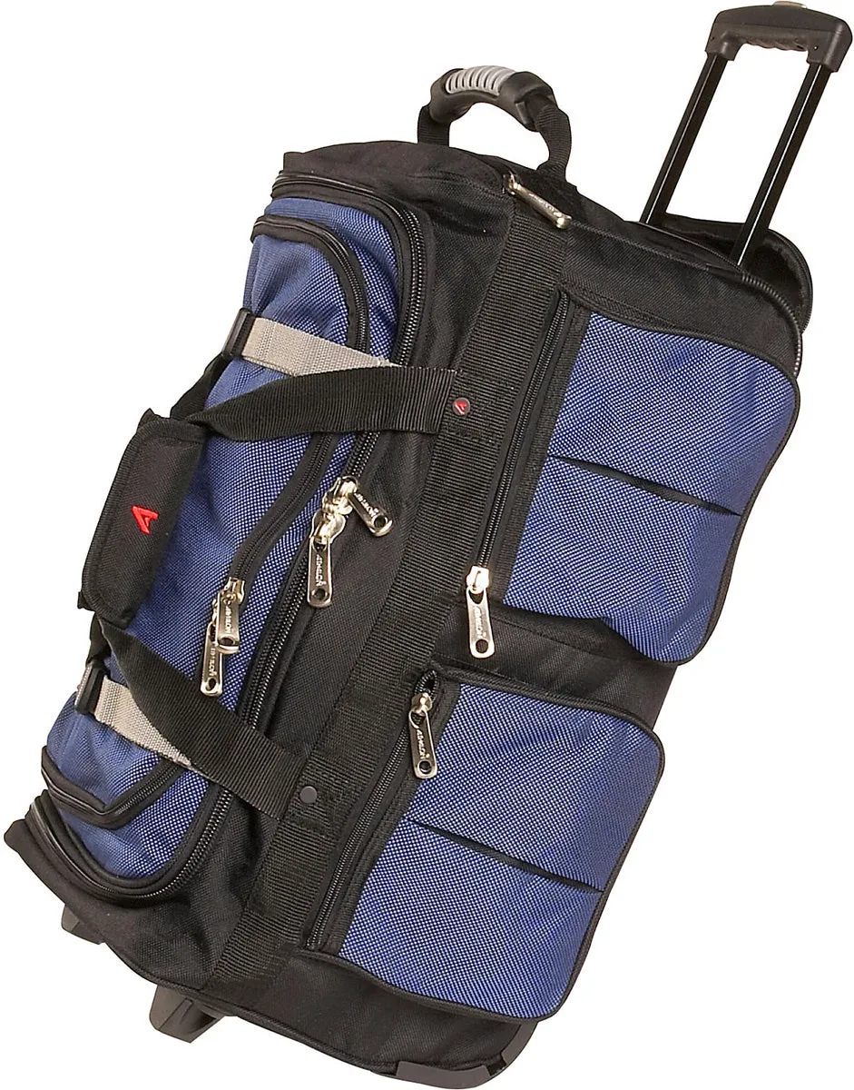 Athalon Luggage 22In 15 Pocket Wheeling Duffel