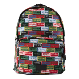 Backpack Kenzo Label Multicolor