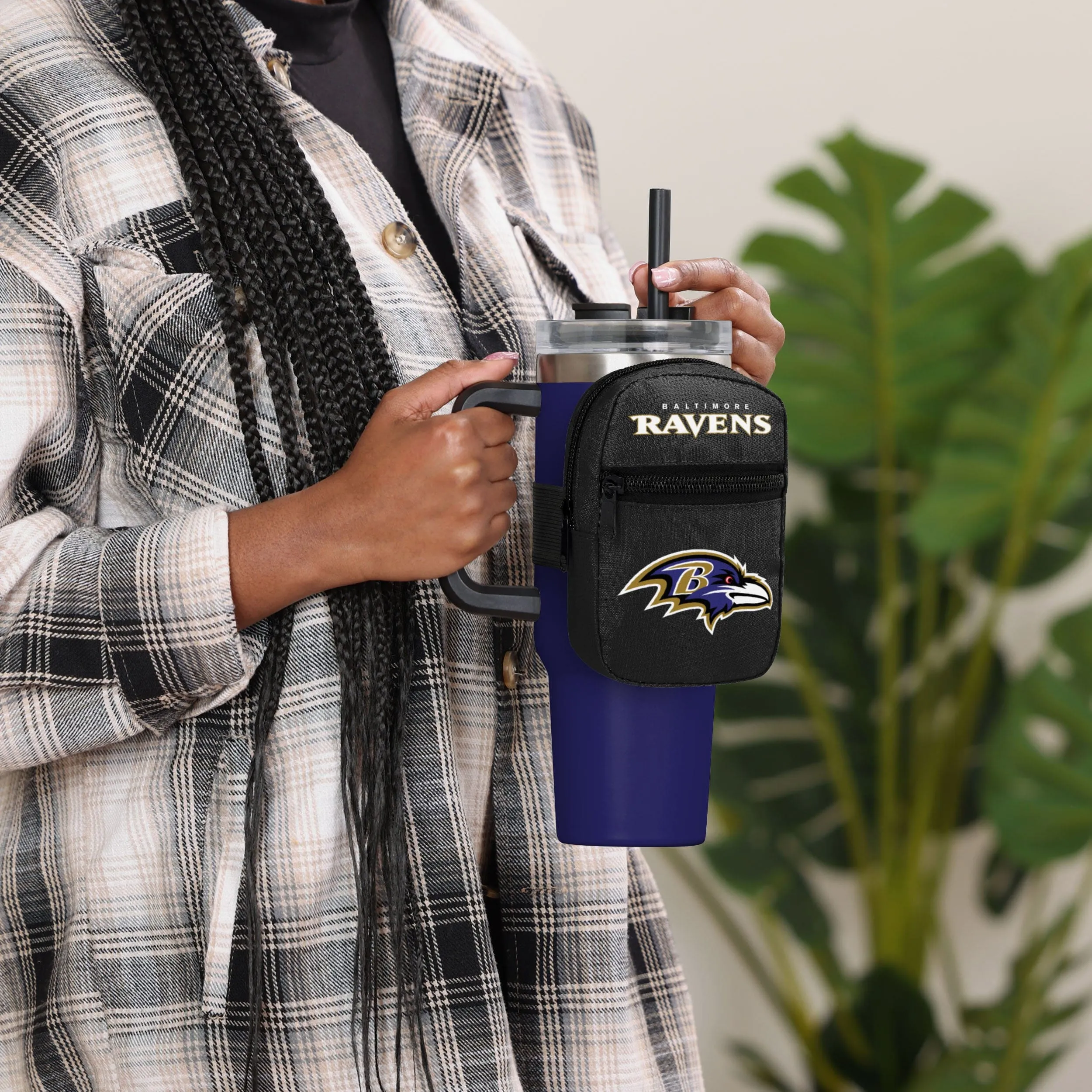 Baltimore Ravens Primary Logo Tumbler Fanny Pack