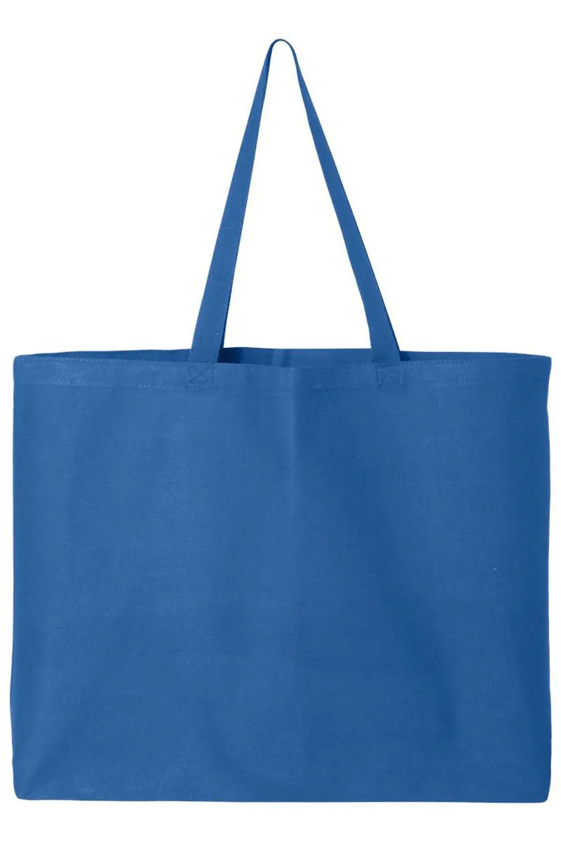Black Vintage Teddy Bear Canvas Jumbo Tote