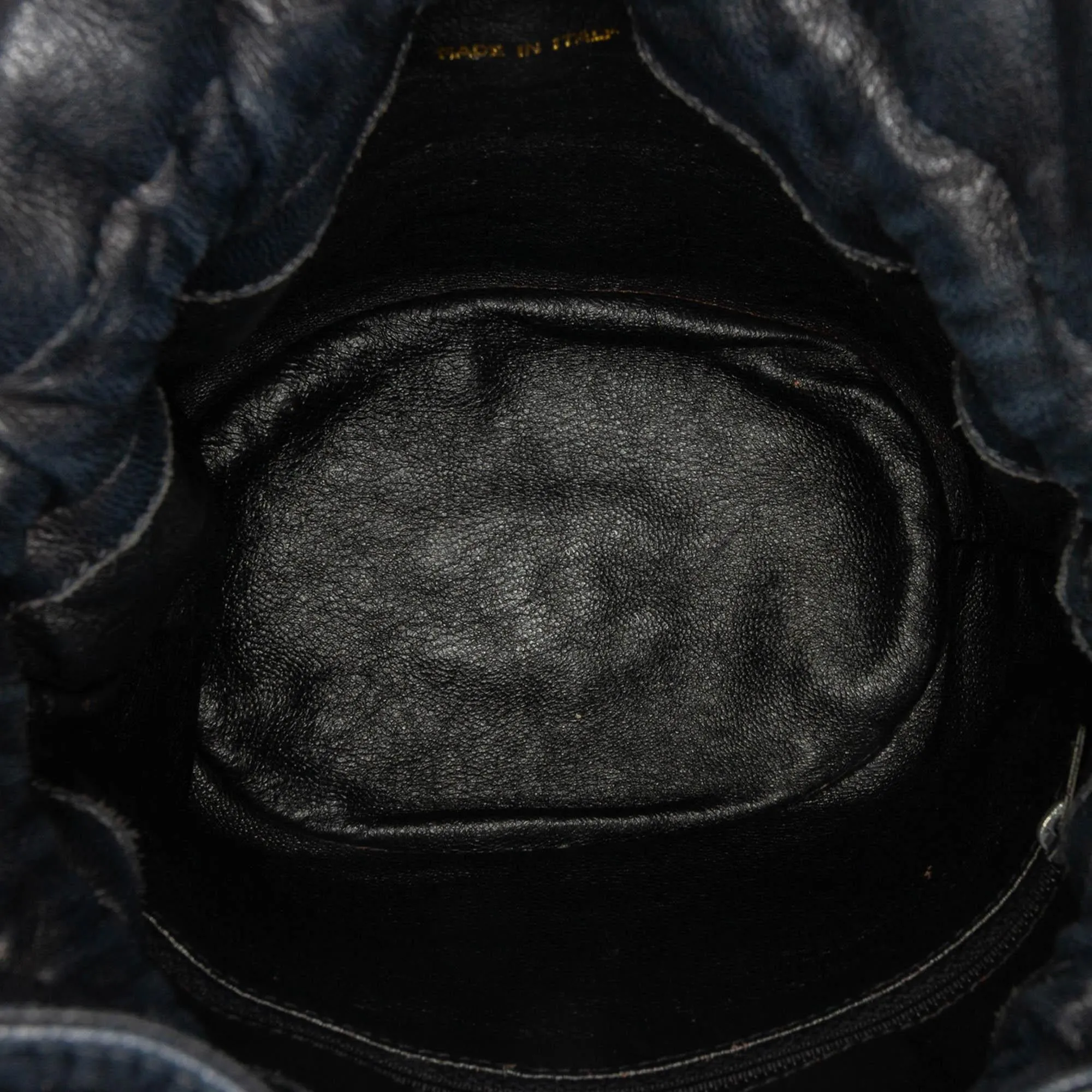 Chanel Mini Classic Lambskin Leather Bucket Bag (SHG-23935)