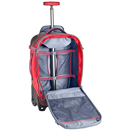 Eagle Creek Gear Warrior International Carry-On Rolling Duffel Bag, Coral Sunset