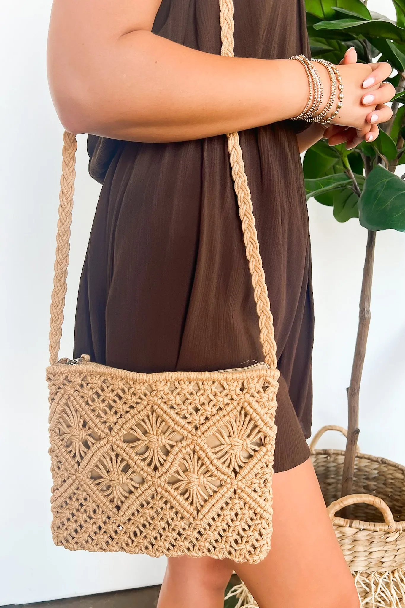 Effortless Reputation Boho Tassel Crochet Bag - FINAL SALE