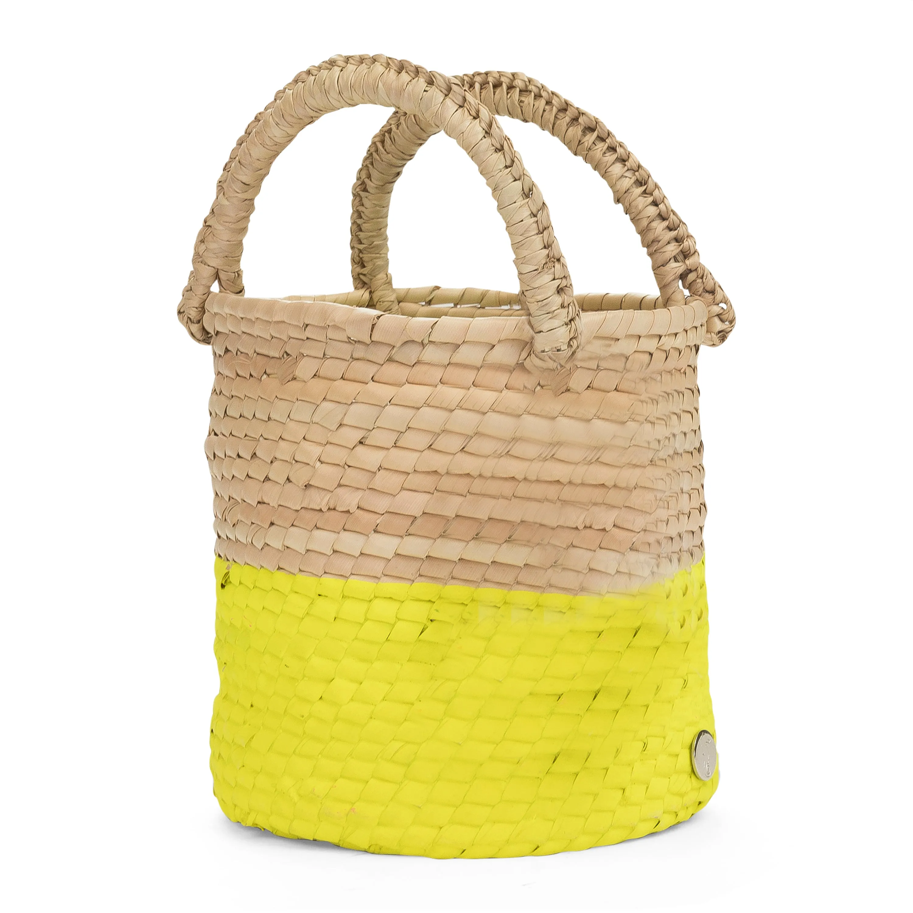 EXCLUSIVE NEON BUCKET YELLOW SHOULDER BAG