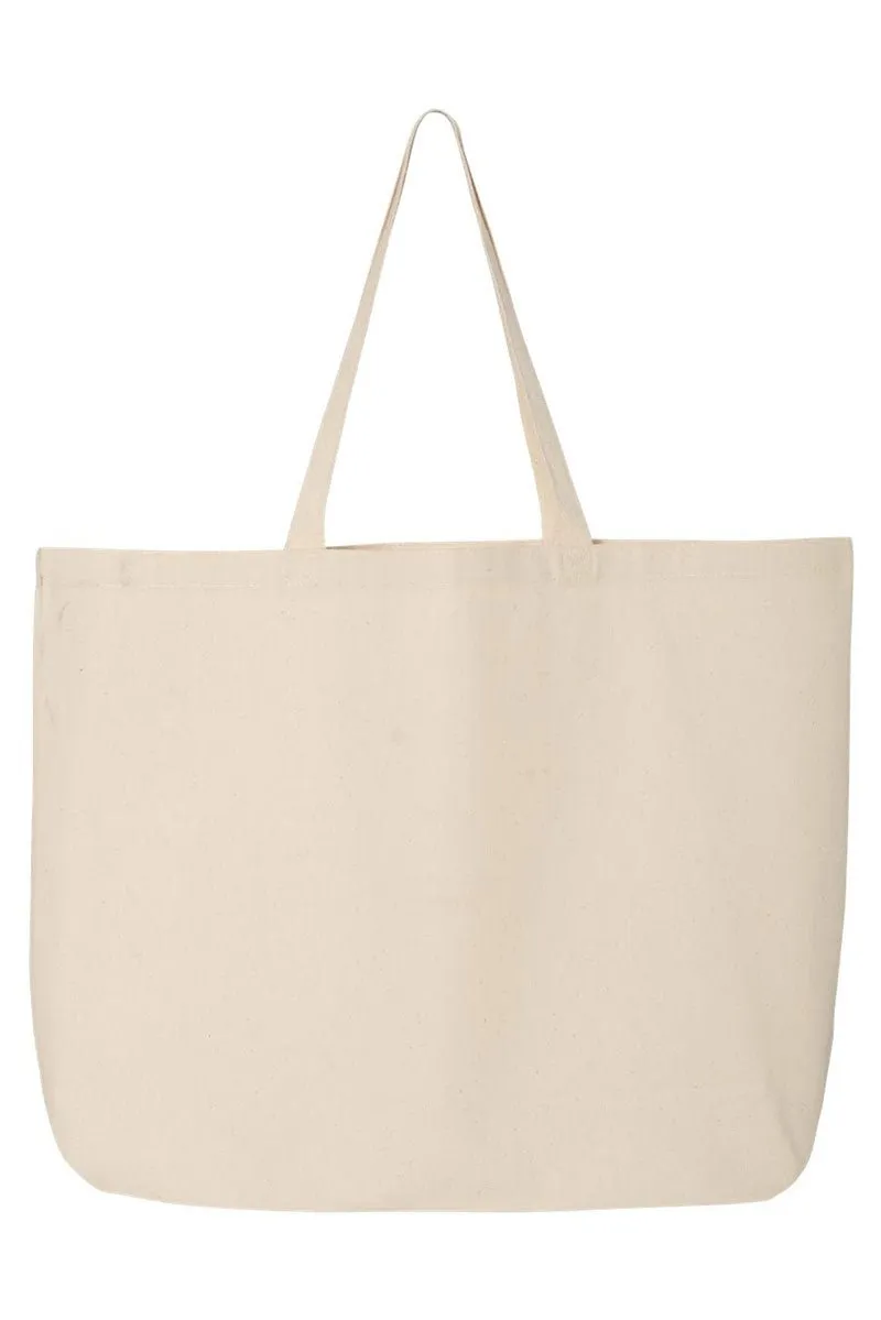 First Loved, Forever Loved Canvas Jumbo Tote