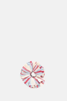 Garter Scrunchie Cherry Business Stripe