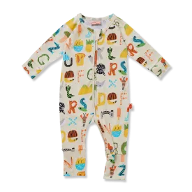 Halcyon Nights ABC Down Under Long Sleeve Zip Suit