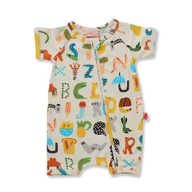 Halcyon Nights ABC Down Under Short Sleeve Zip Suit