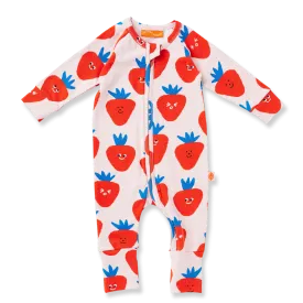 Halcyon Nights Berry Cosy Long Sleeve Zipsuit