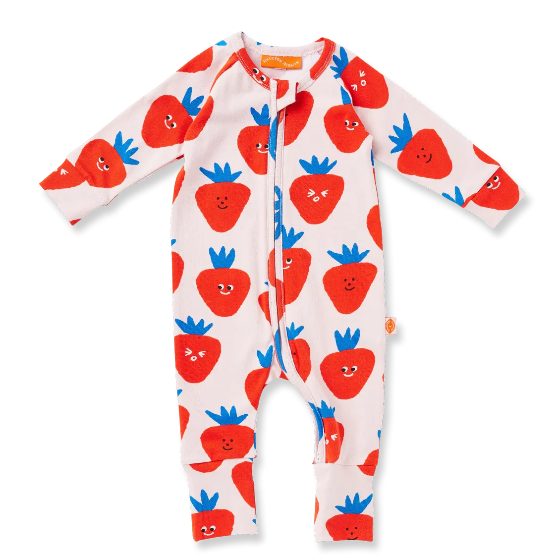 Halcyon Nights Berry Cosy Long Sleeve Zipsuit