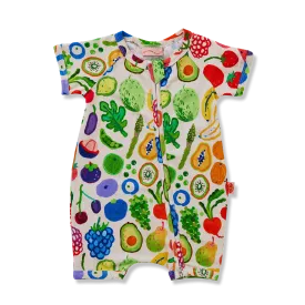 Halcyon Nights Eat The Rainbow Short Sleeve Zip Suit