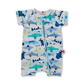 Halcyon Nights Fintastic Short Sleeve Zip Suit