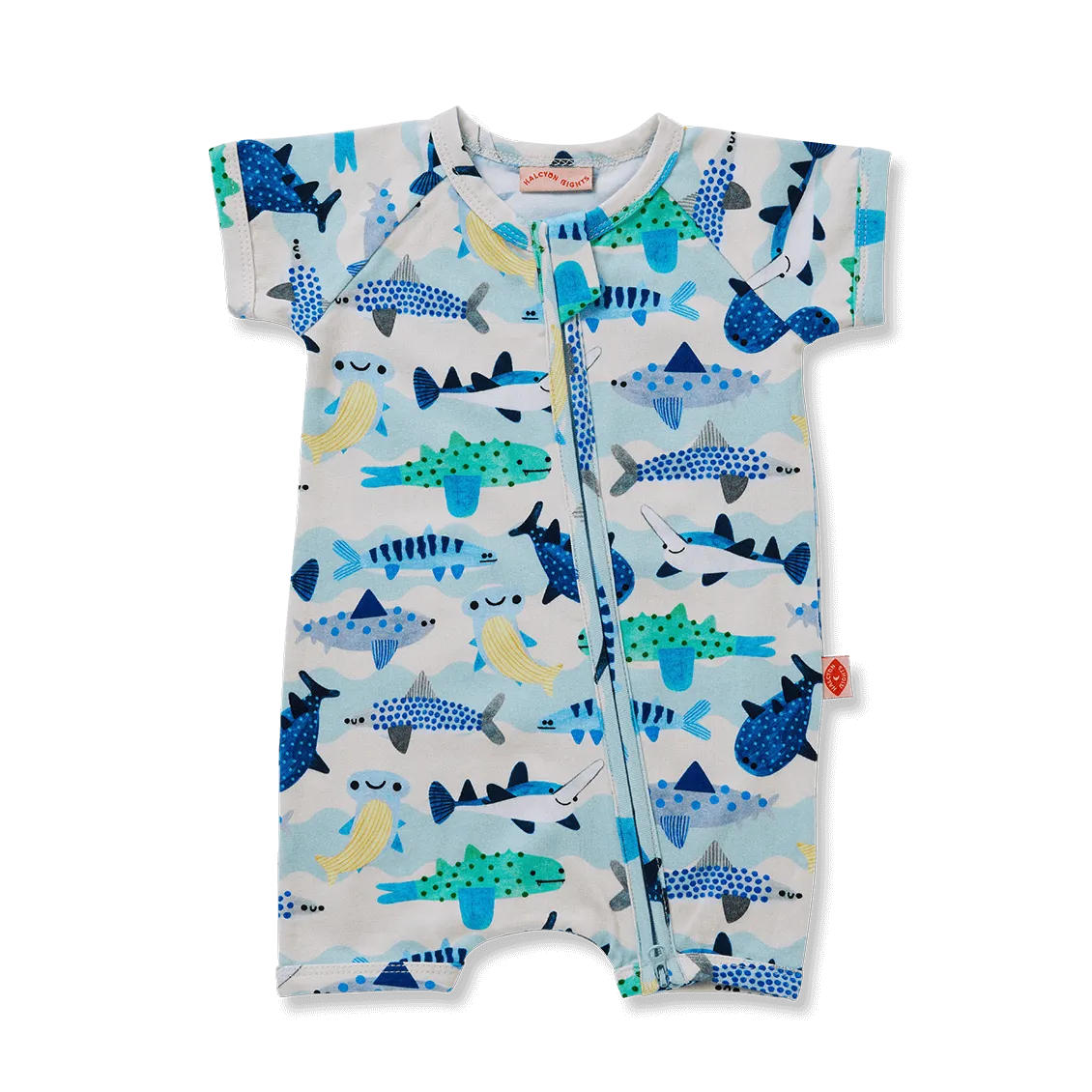 Halcyon Nights Fintastic Short Sleeve Zip Suit