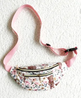 highland cow fanny pack