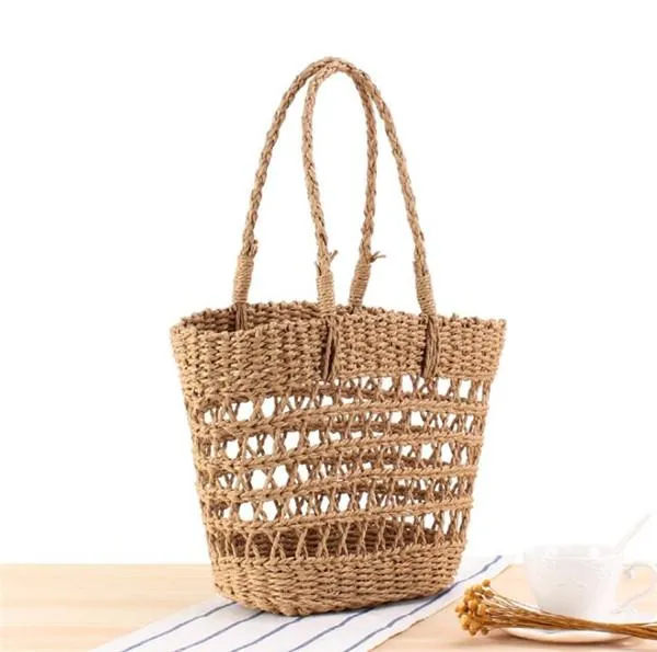Island Straw Multi-Purpose Durable Tote Handbag