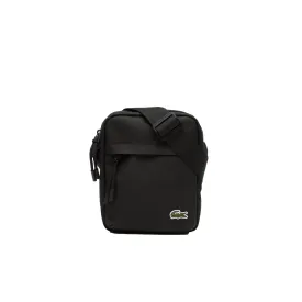 Lacoste Unisex Zip Crossover Bag - Black