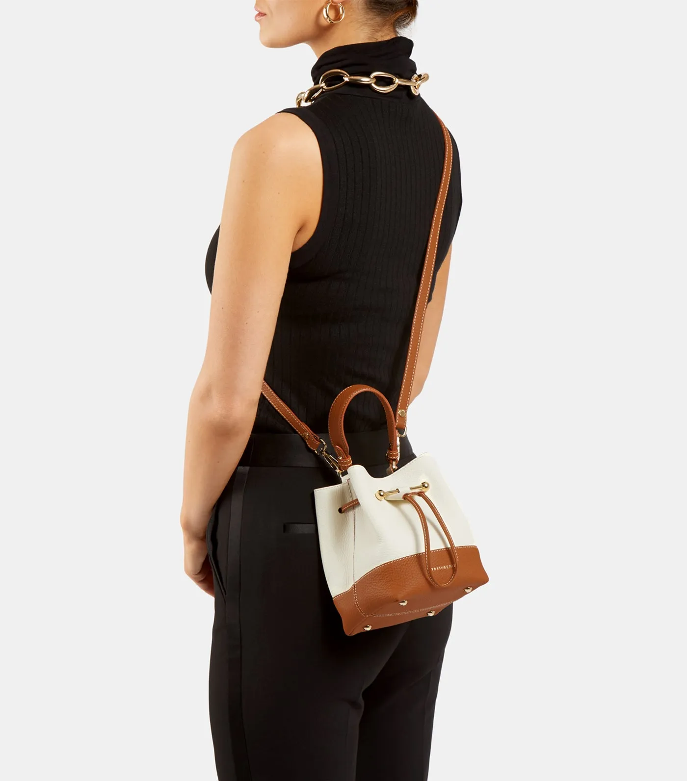 Lana Osette Bucket Bag Vanilla/Tan