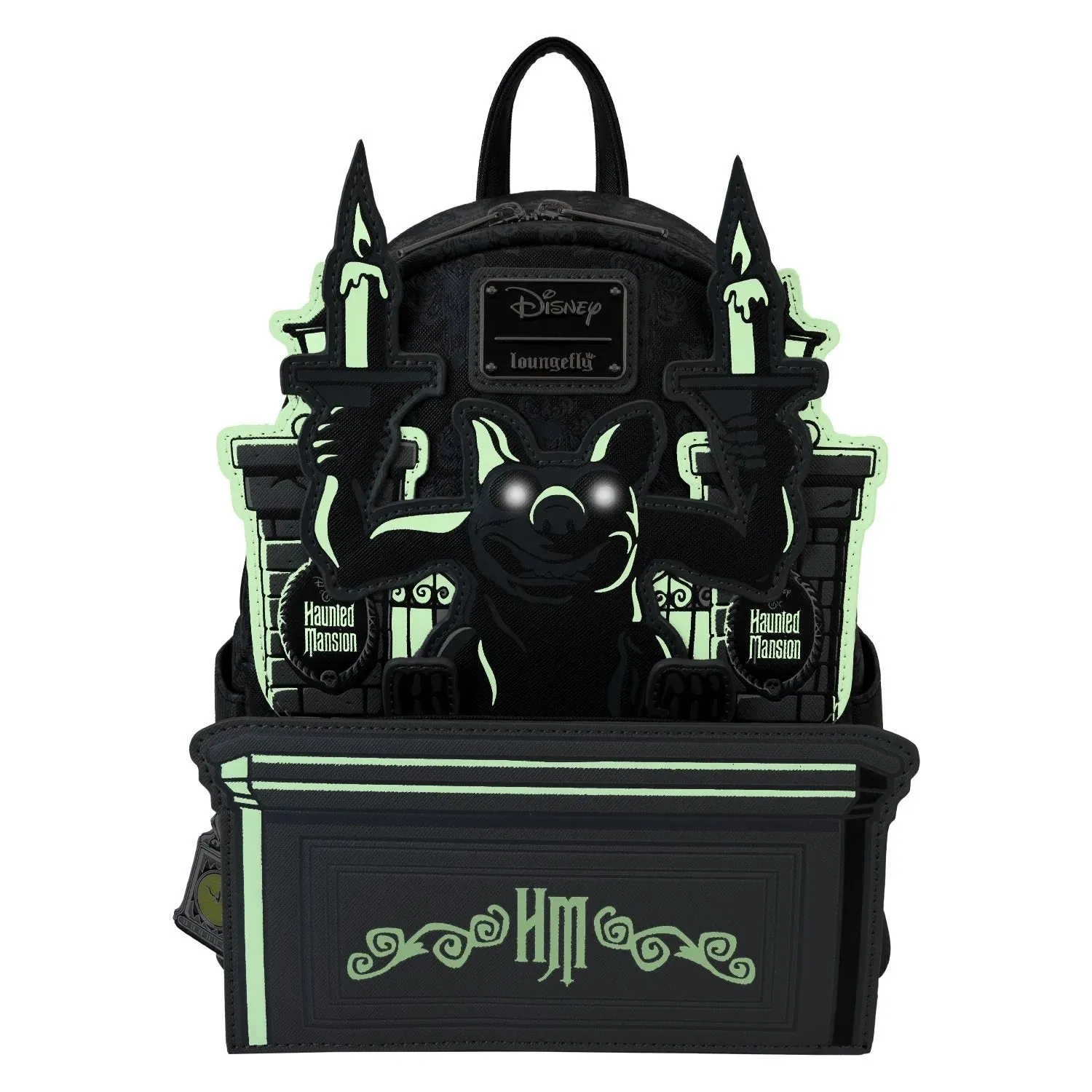 Loungefly x Disney Haunted Mansion Gargoyle Wallpaper Mini Backpack