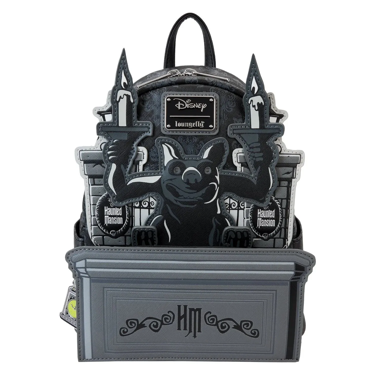 Loungefly x Disney Haunted Mansion Gargoyle Wallpaper Mini Backpack