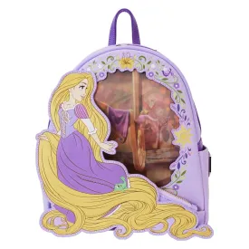 Loungefly x Disney Tangled Rapunzel Princess Series Lenticular Mini Backpack