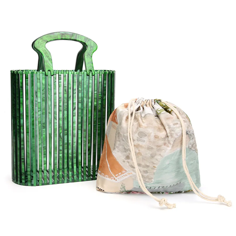 Madison Acrylic Bamboo Tote Bags