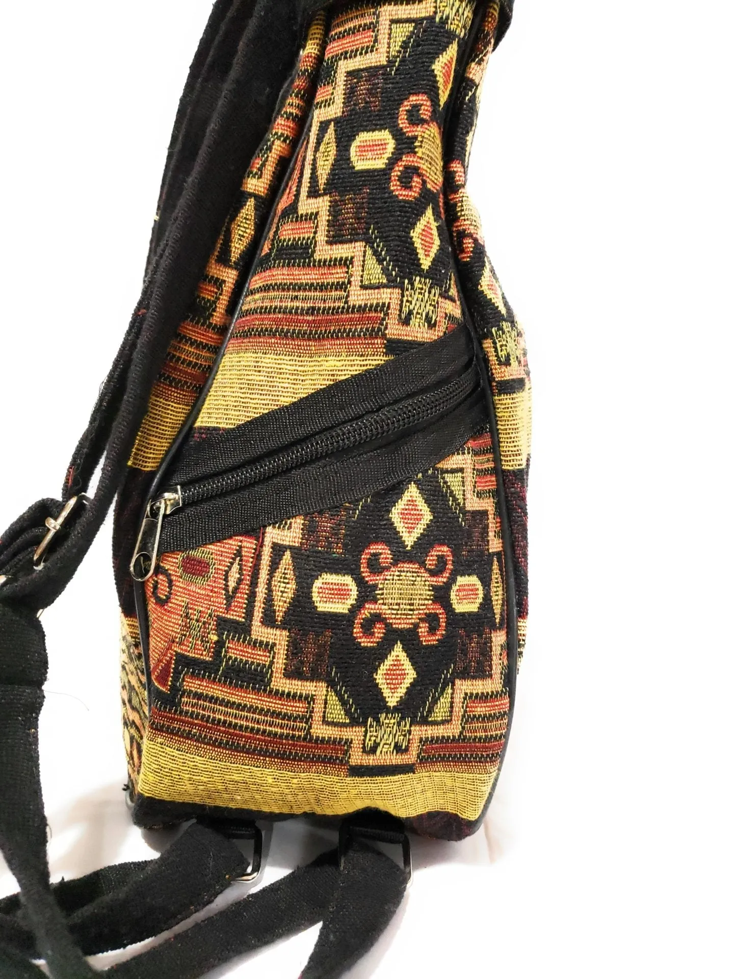 MariaKinz Handbag, Bohemian Style Woven Hobo Bag Convertible to Backpack with Adjustable Strap