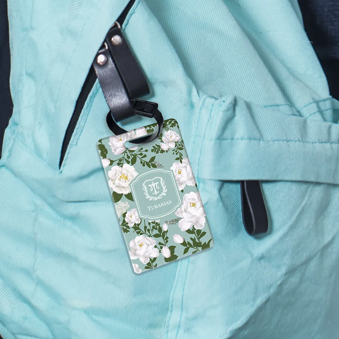 Peonies Bag Tag