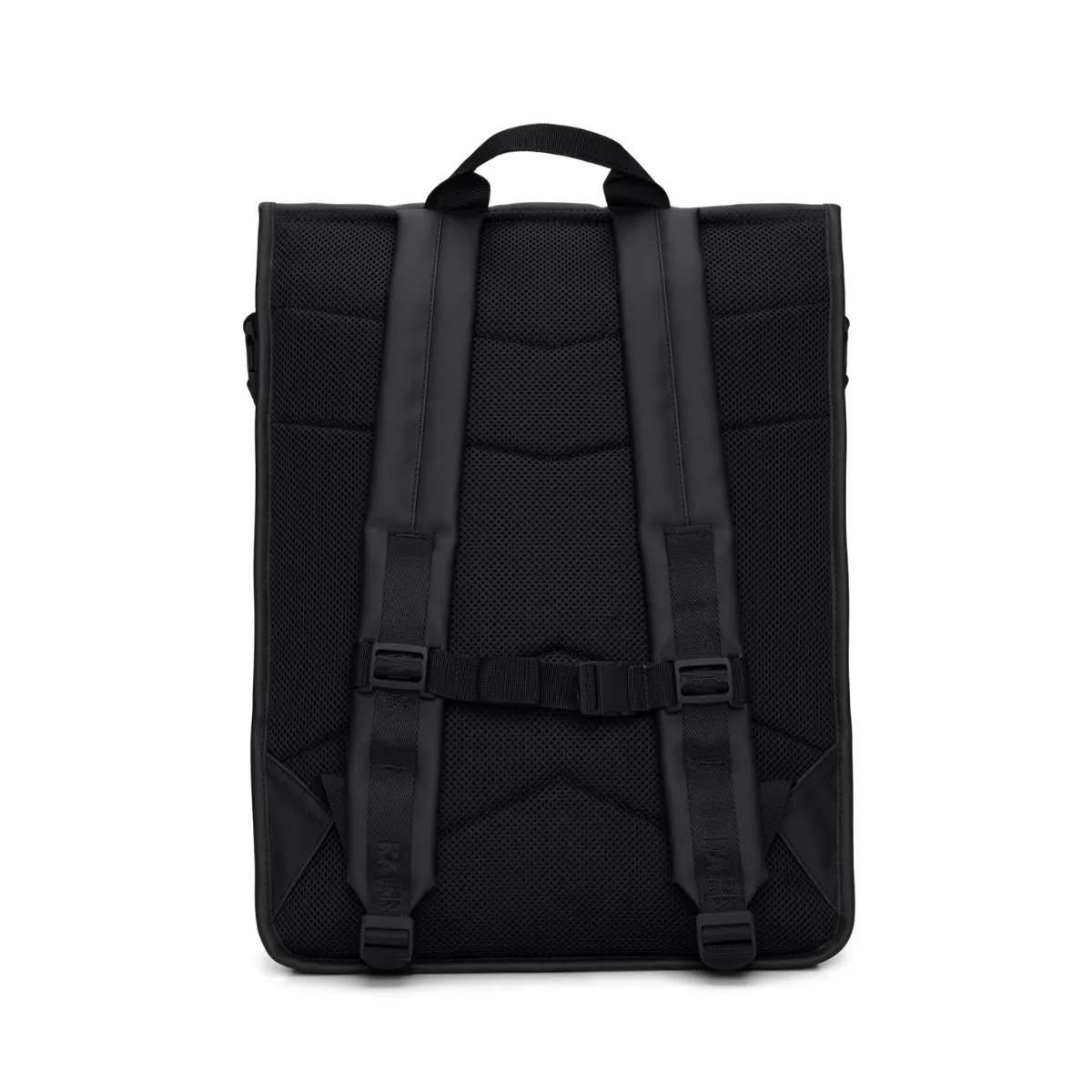 Rains Trail Rolltop Backpack in Black