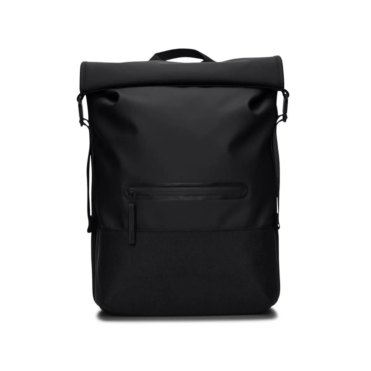 Rains Trail Rolltop Backpack in Black