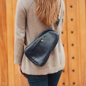 Sling Crossbody Backpack in Navy