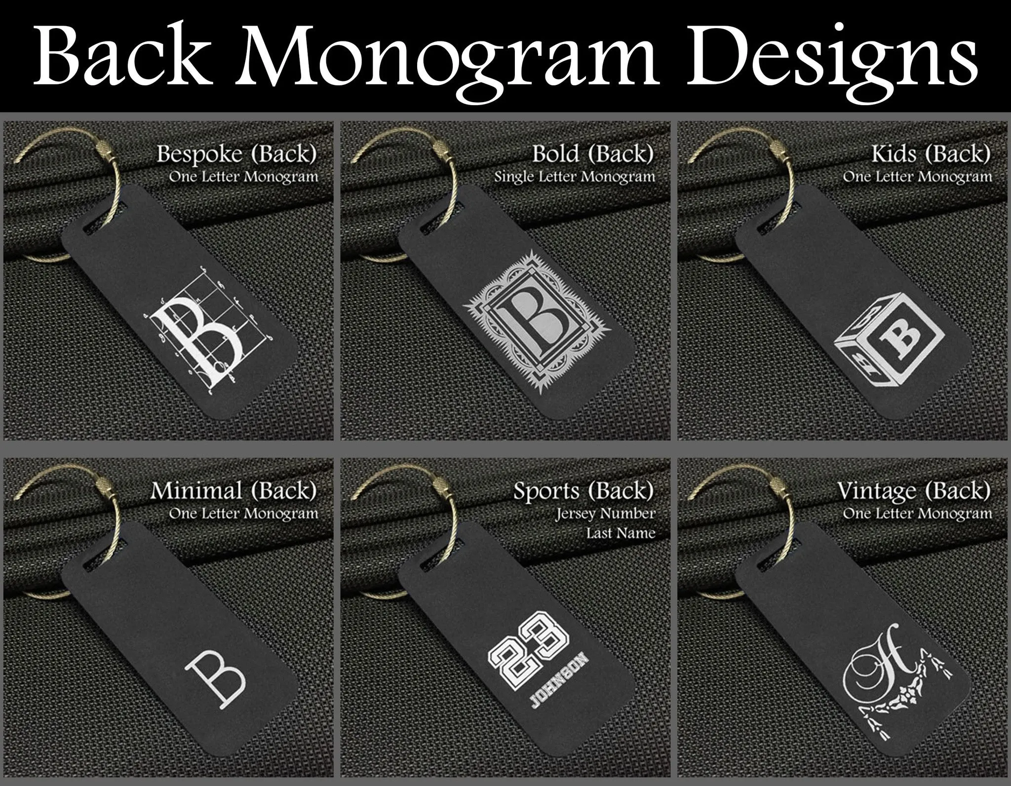 Small Custom Metal Travel Tag