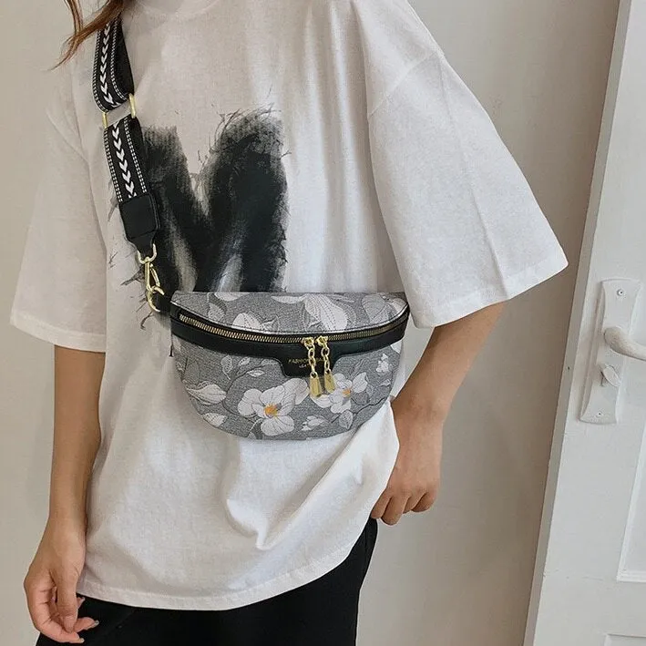 The Spring Floral Fanny Pack Crossbody Bags for Women