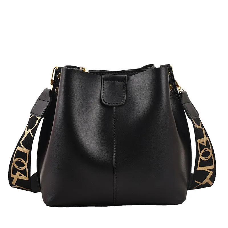 Tracy  Einfache Bucket Bags mit breiten Schulterriemen