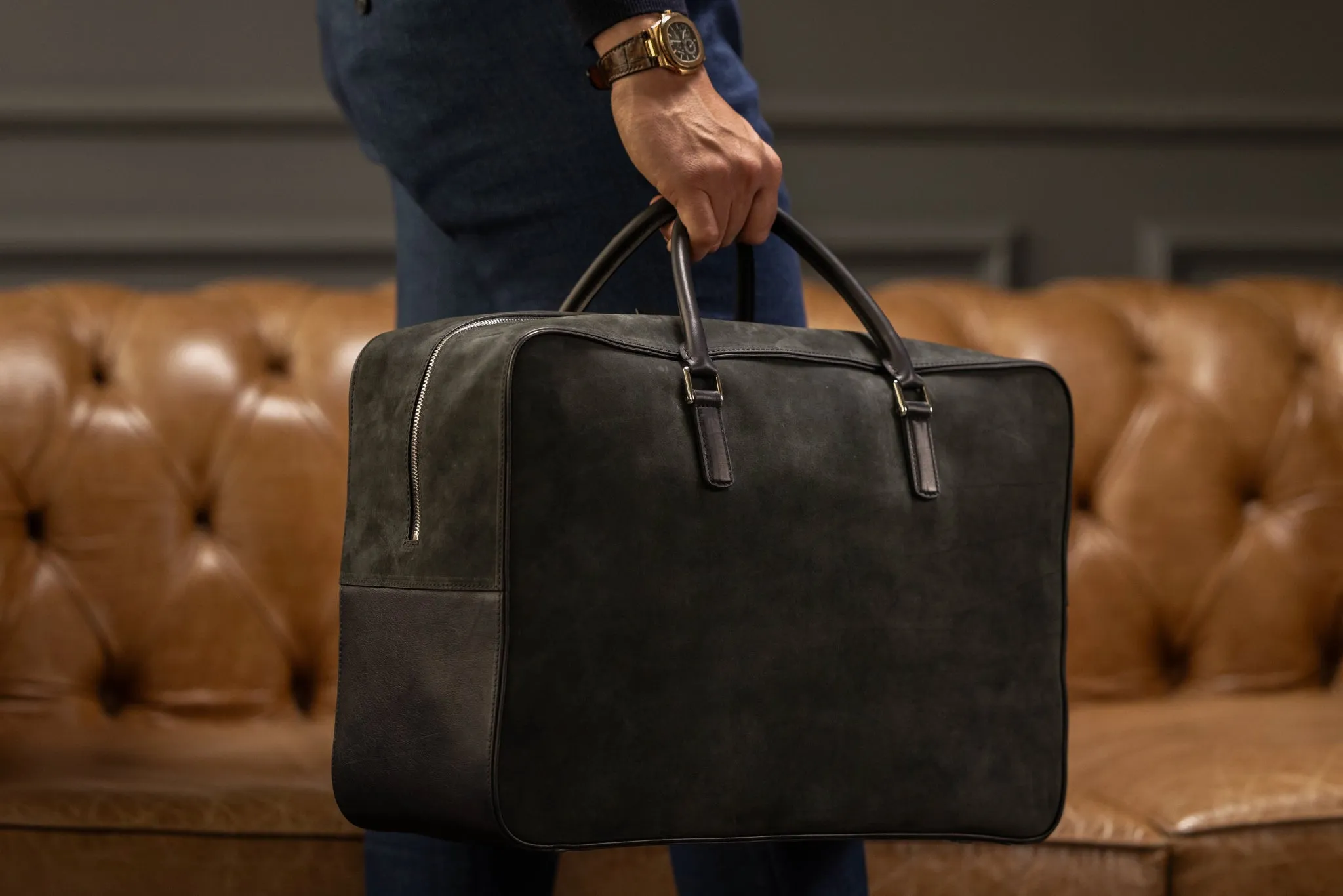 Weekender Bag - Nubuck Black