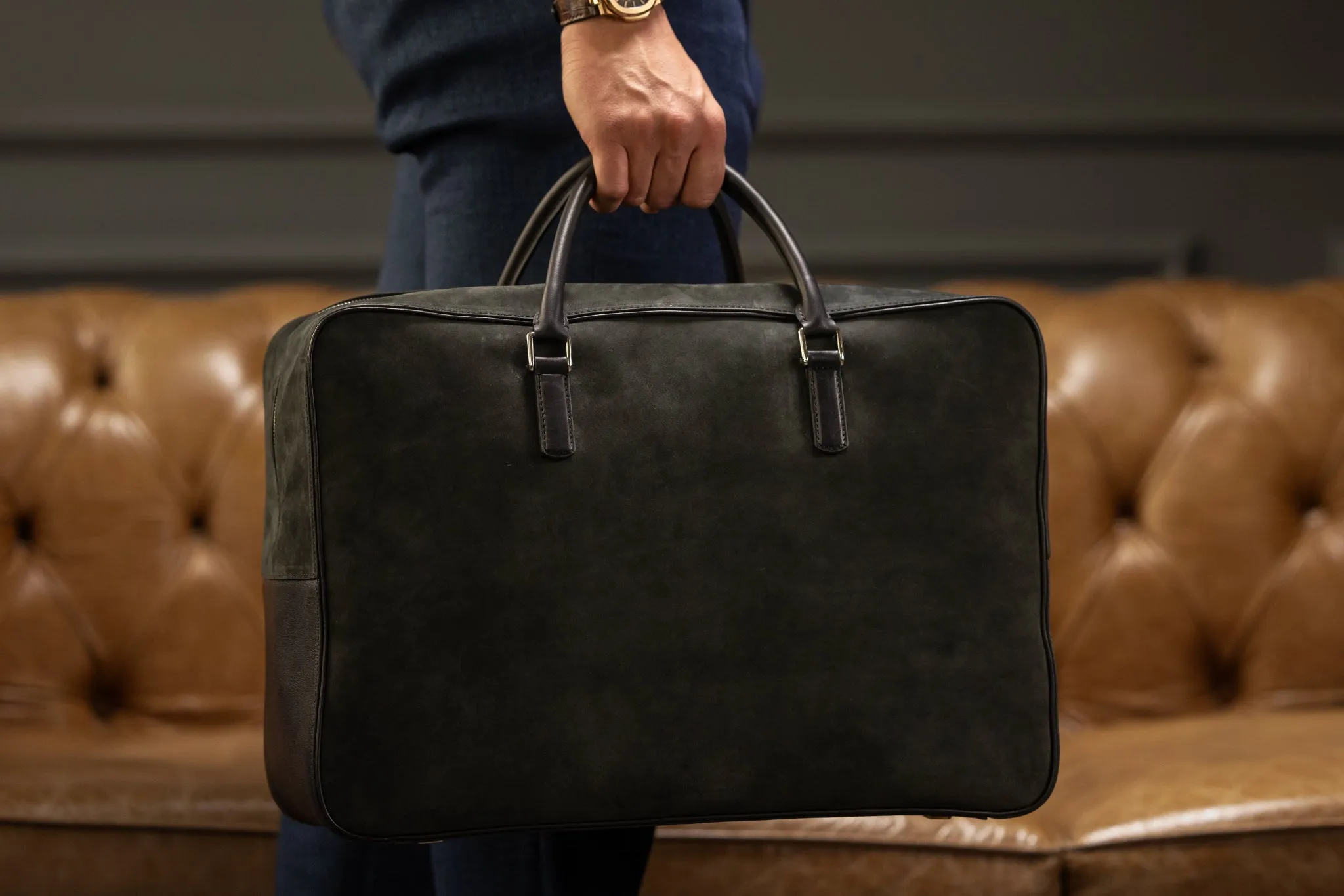 Weekender Bag - Nubuck Black