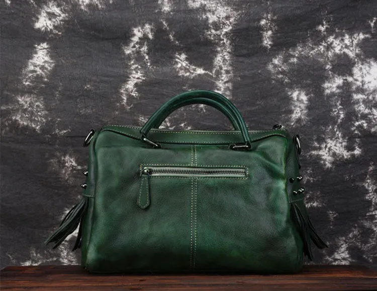 Womens Western Woven Leather Crossbody Purse Leather Handbags For Women